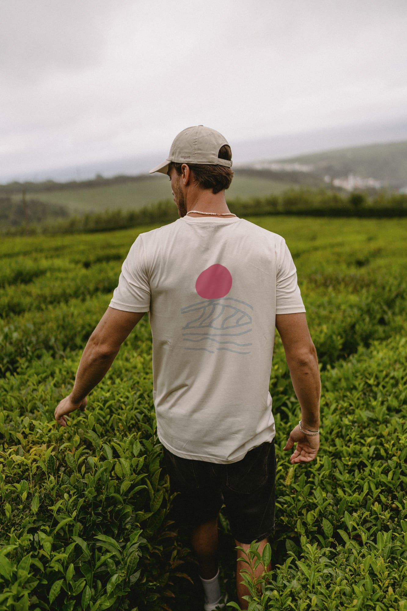 The Azorean Tea Plantation Organic Cotton T-shirt - The Azores Collection - angurä
