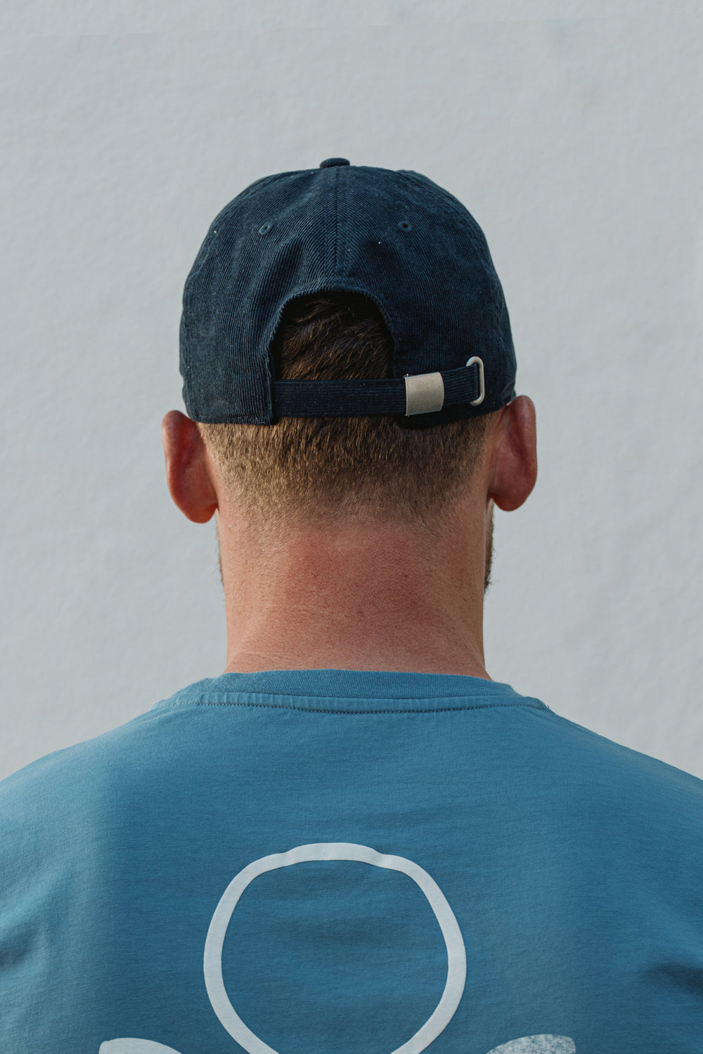 Blue Corduroy Cap - Fog