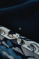 Blue Corduroy Tote Bag