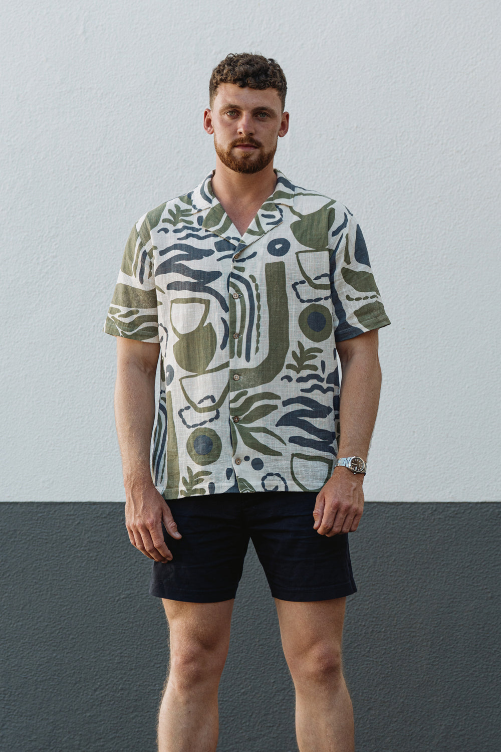 Short Sleeve Linen Shirt