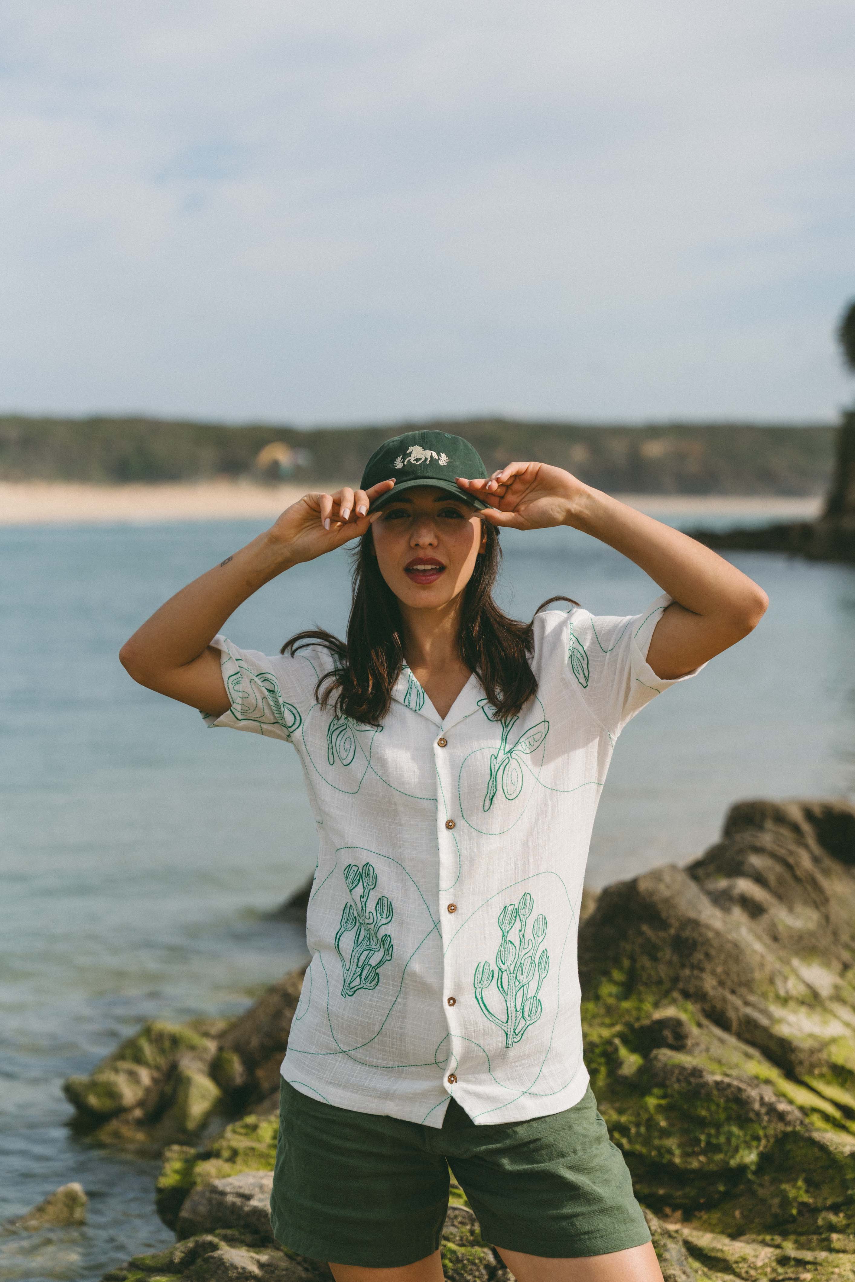 New Paths Linen Shirt lifestyle 2