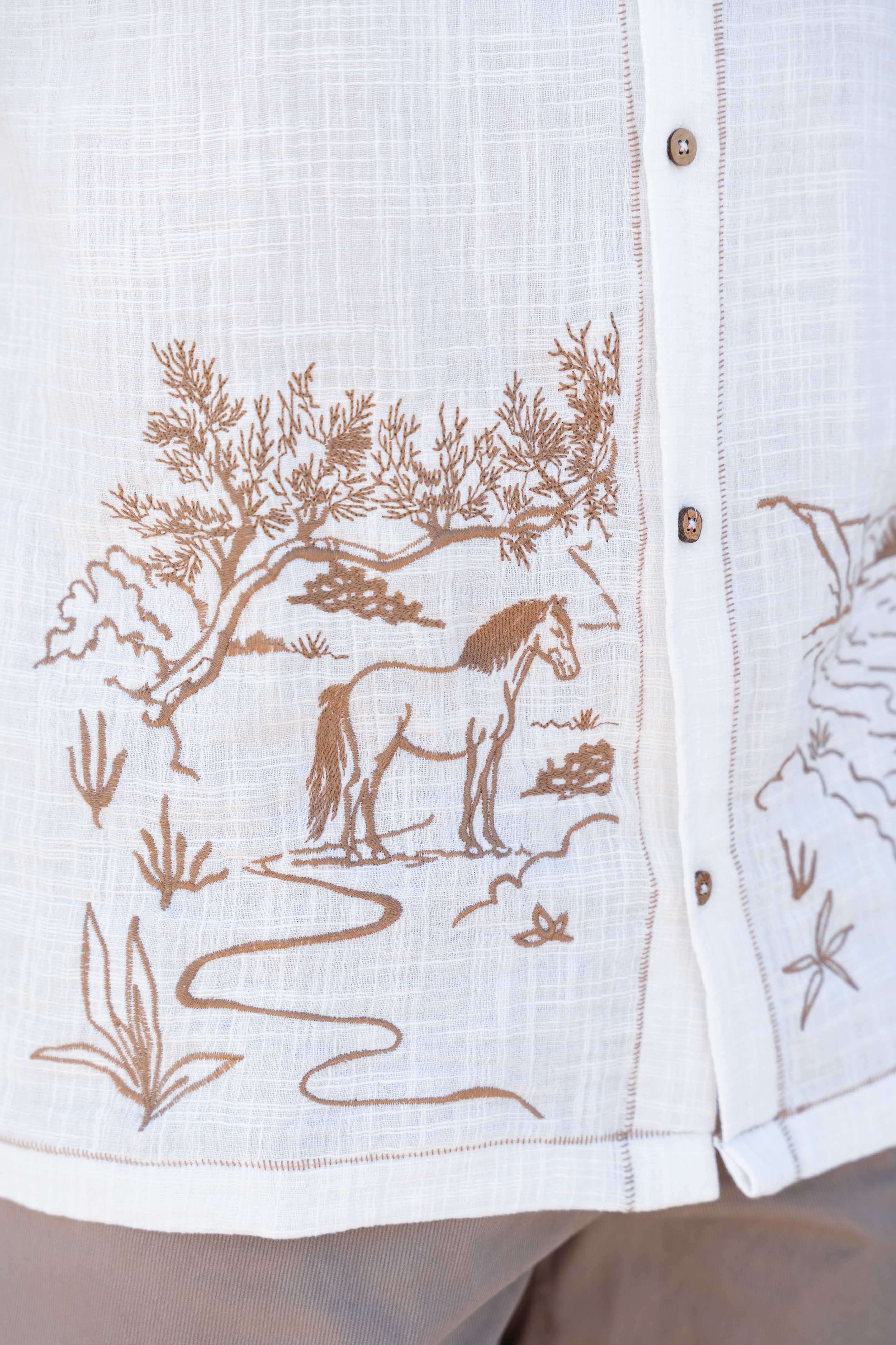 Shaped by the Sea Linen Shirt