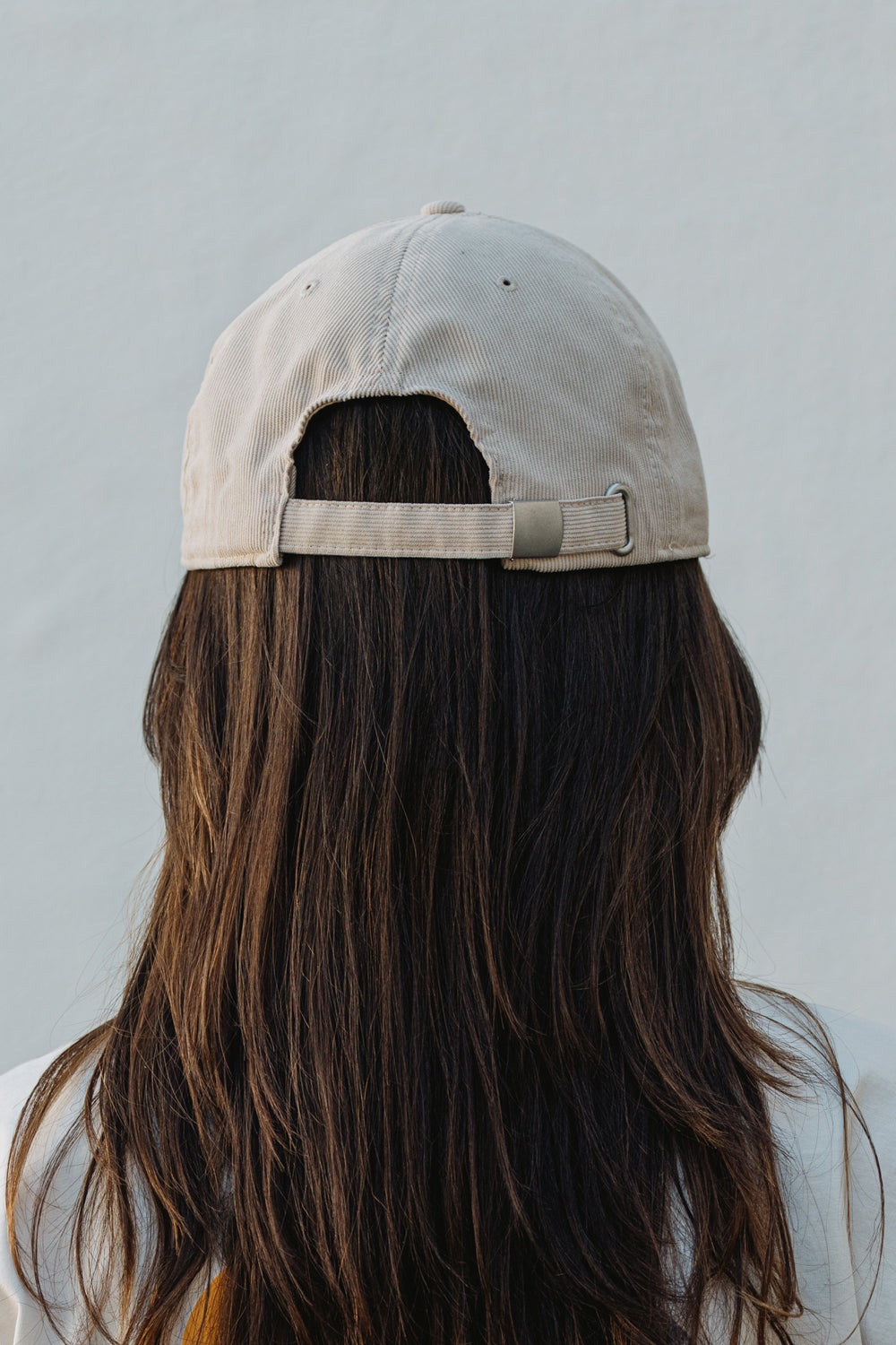 White Corduroy Cap - Houses