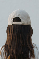White Corduroy Cap - Houses