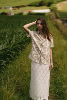 Archipelago View Linen and Organic Cotton Shirt - The Azores Collection - angurä