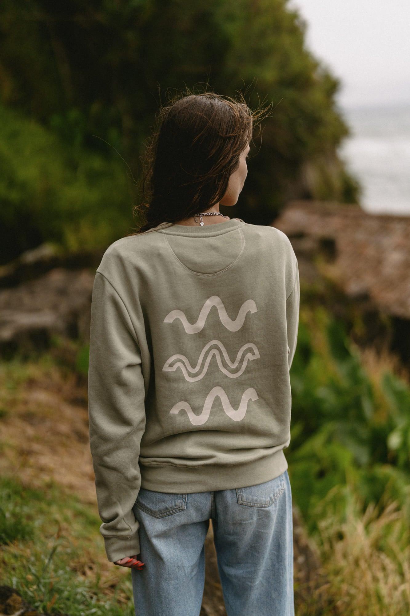 The Azores Landscape Organic Cotton Sweatshirt - The Azores Collection - angurä