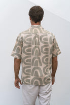 Archipelago View Linen and Organic Cotton Shirt - The Azores Collection - angurä