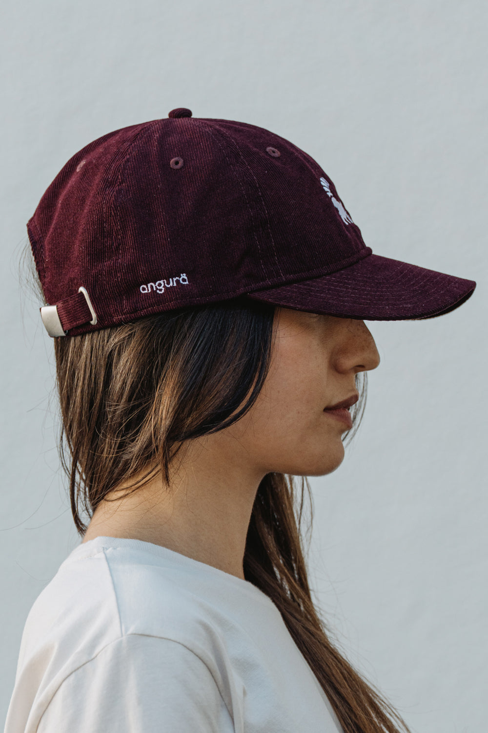 Corduroy Cap - Burgundy 