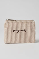 Cream Corduroy Wallet