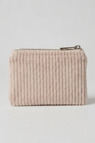 Cream Corduroy Wallet
