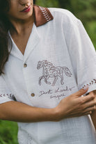 Dust Lands Linen Shirt lifestyle 2