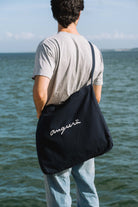 Navy Canvas Tote Bag