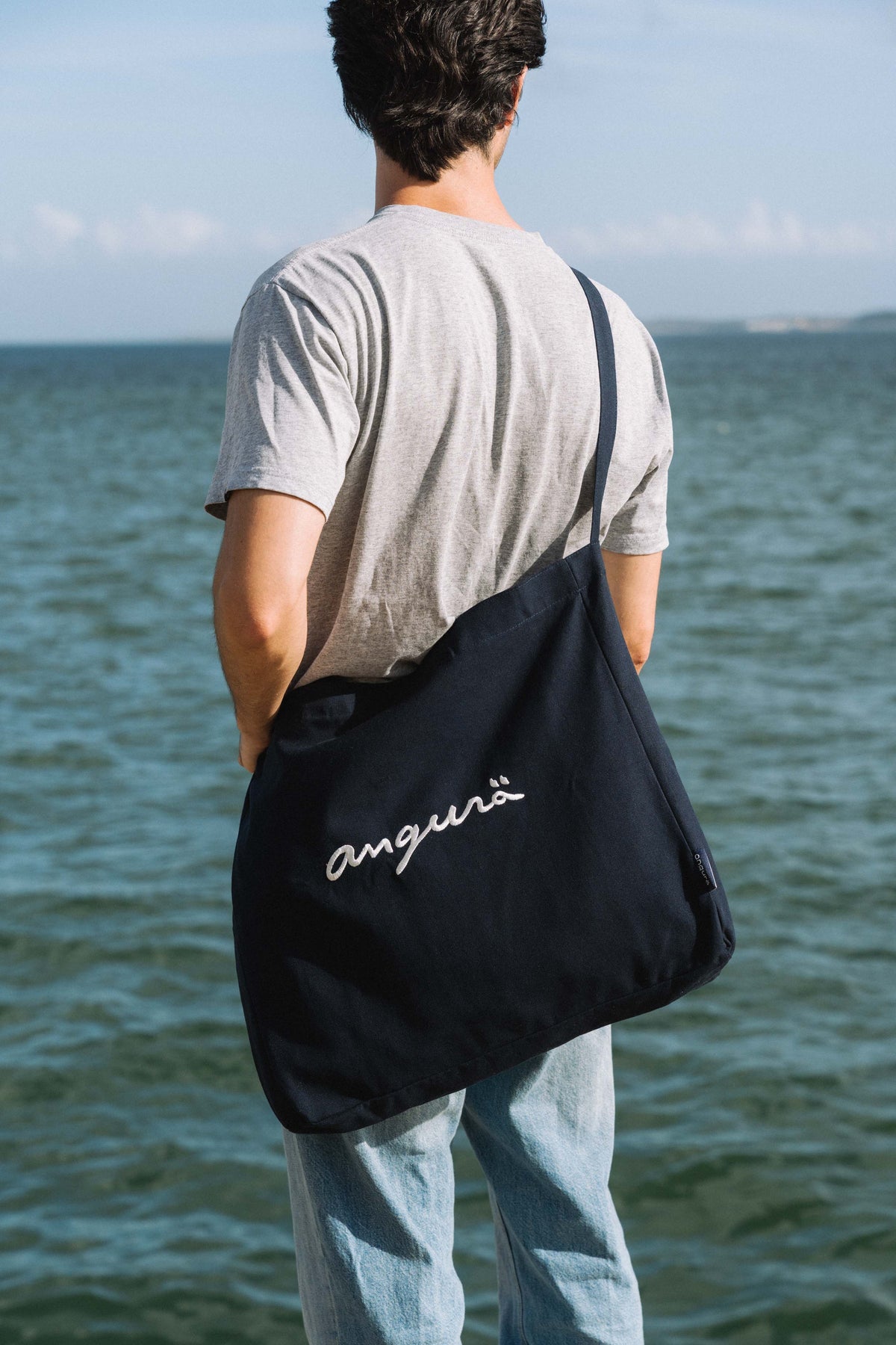 Navy Canvas Tote Bag