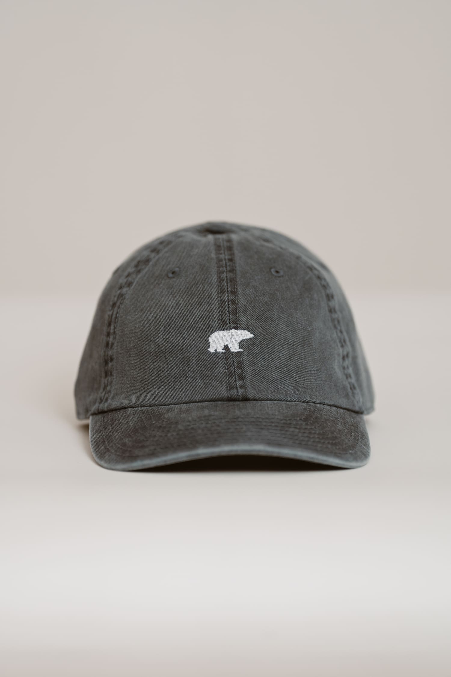 Polar Bear - Navy Washed Cap - angurä