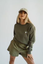 Sloth - Khaki Organic Cotton Sweatshirt - angurä