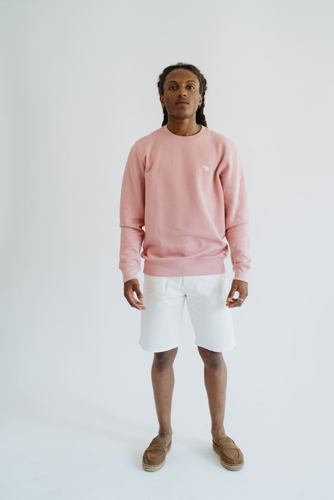 Elephant - Pink Organic Cotton Sweatshirt from angura