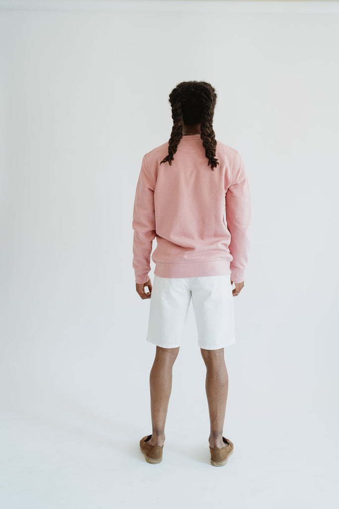 Elephant - Pink Organic Cotton Sweatshirt angurä
