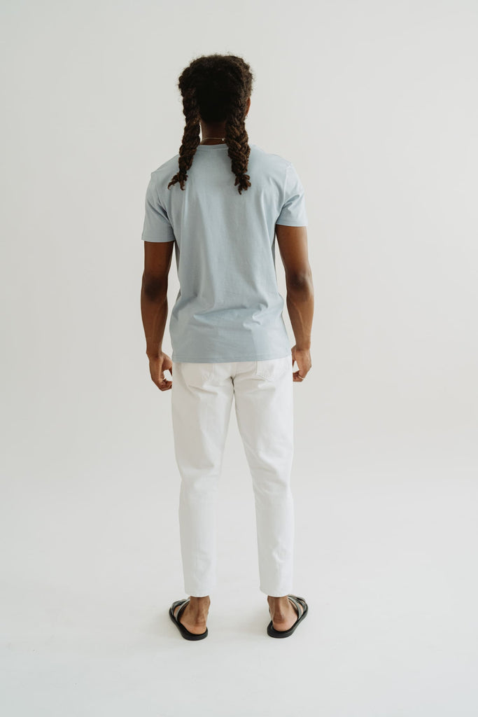 Serene Blue Dolphin - Organic Cotton T-shirt | angurä