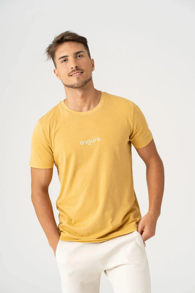 angurä - Ochre Organic Cotton T-shirt - angurä
